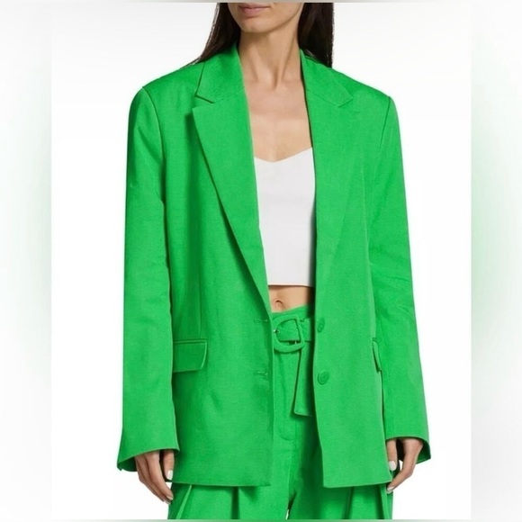Farm Rio Bright Green Blazer - Picture 2 of 12